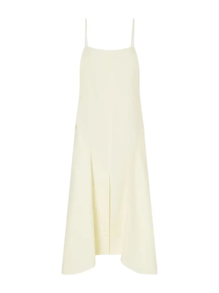 Brandon Maxwell The Darby Crepe Midi Dress