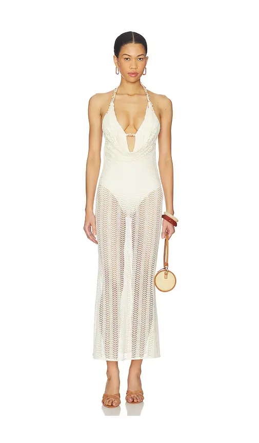 PatBO Wave Maxi Beach Dress