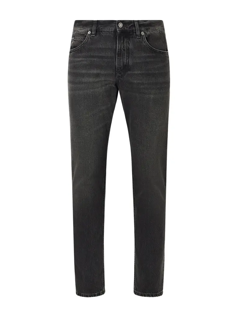 Dolce&Gabbana Straight-Leg Logo-Appliquéd Jeans - Men