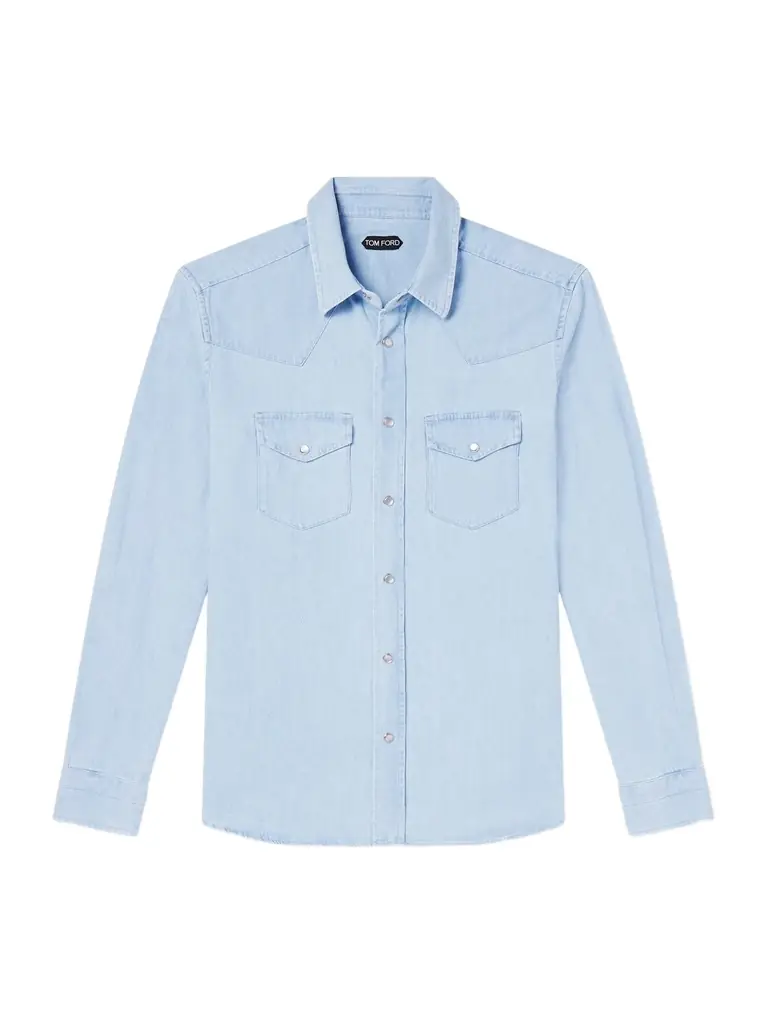 Tom Ford Cotton-Chambray Shirt - Men