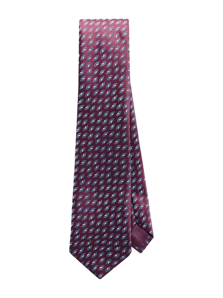 Charvet 8.5cm Embroidered Silk Tie - Men