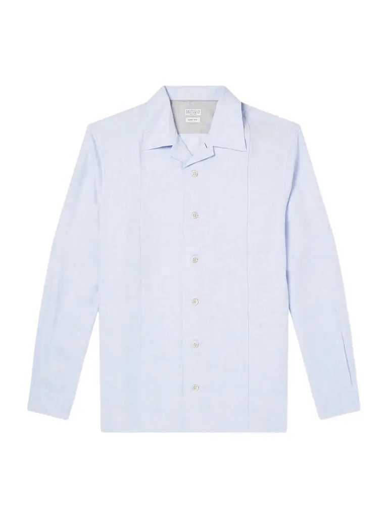Brunello Cucinelli Hemp, Linen and Cotton-Blend Shirt - Men