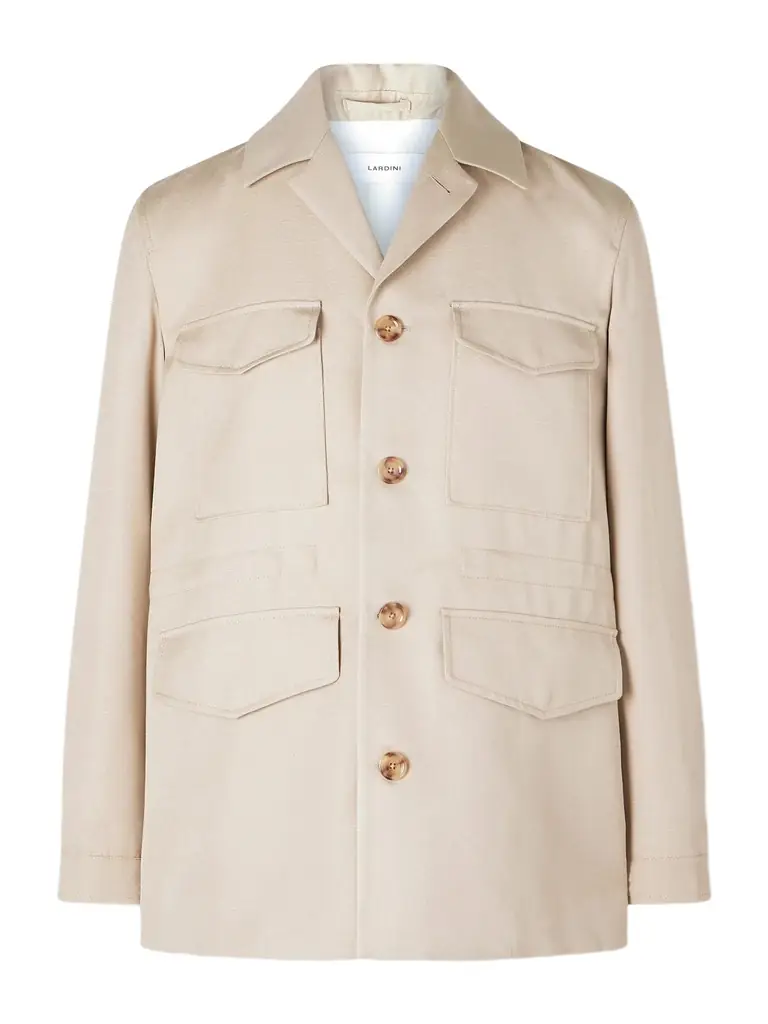 Lardini Panosh Woven Field Jacket - Men