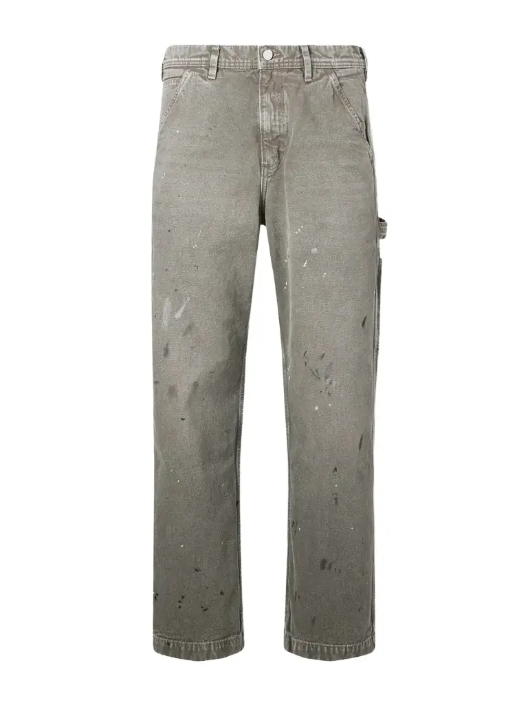 Enfants Riches Déprimés Straight-Leg Paint-Splattered Cotton-Canvas Trousers - Men
