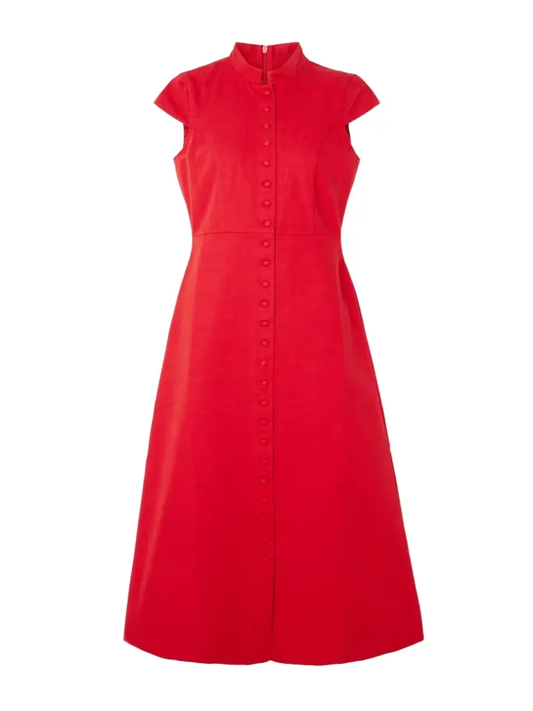 DESTREE Amoako Cotton Midi Dress