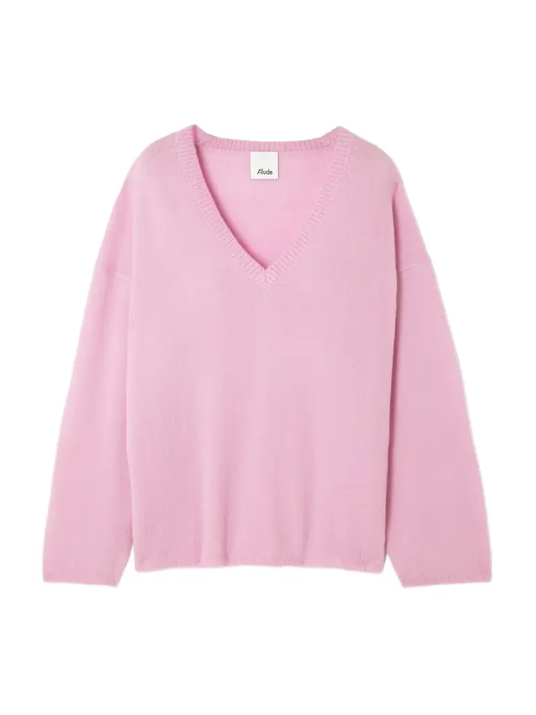 Allude Oversized Cashmere And Silk-blend Sweater