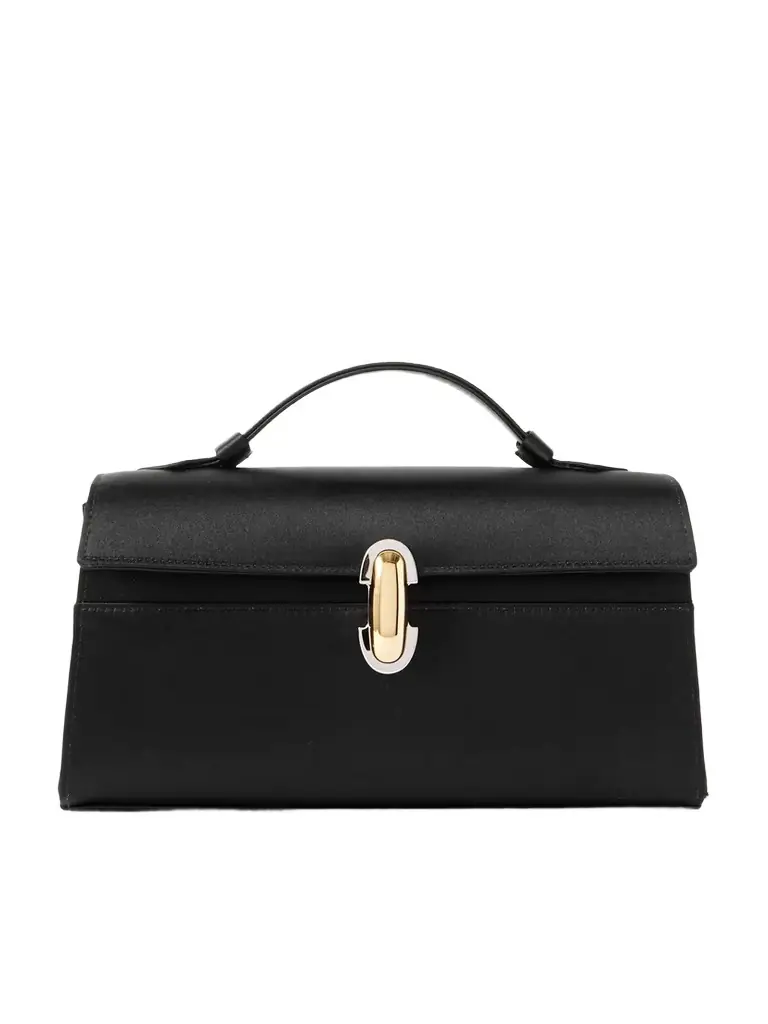 Savette Symmetry Pochette Satin Tote