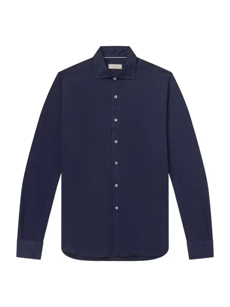 Canali Cotton and Lyocell-Blend Shirt - Men