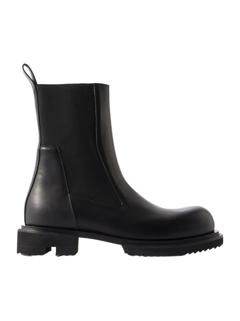 Rick Owens Beatle Gabe Leather Chelsea Boots - Men