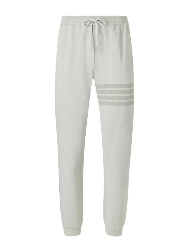 Thom Browne Straight-Leg Striped Cotton-Jersey Sweatpants - Men