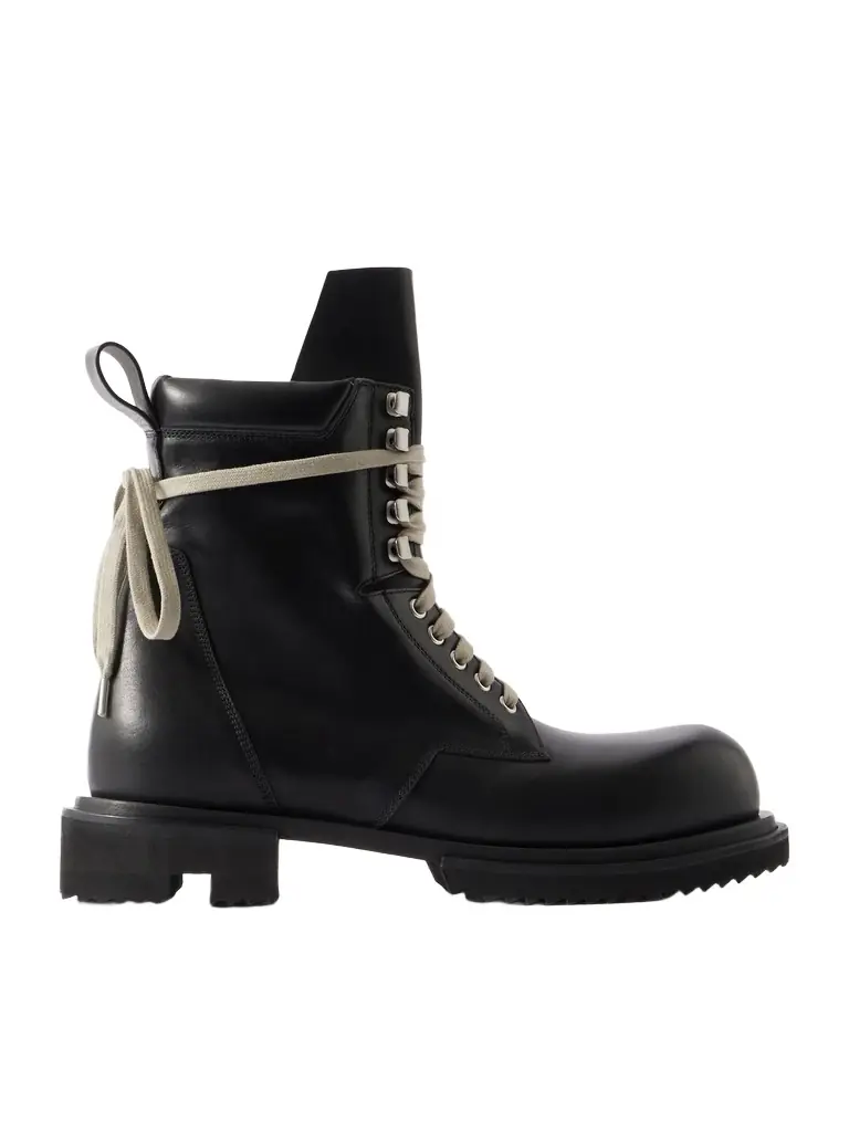 Rick Owens Army Gabe Leather Boots - Men