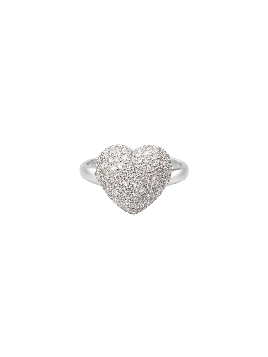 Wish Fine Jewelry 1.00ct Heart Shape Diamond 18K Gold Ring