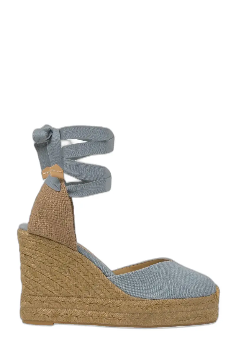 Castaner Chiara Wedge Sandal - Aqua