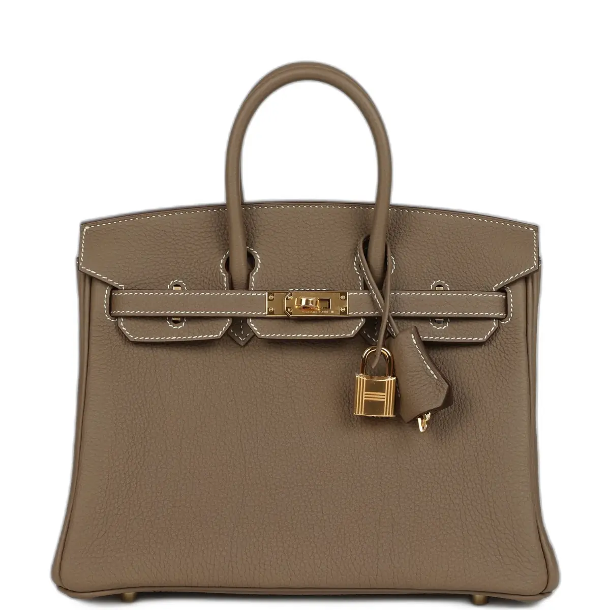 hermes Hermes Birkin 25 Etoupe Togo Gold Hardware