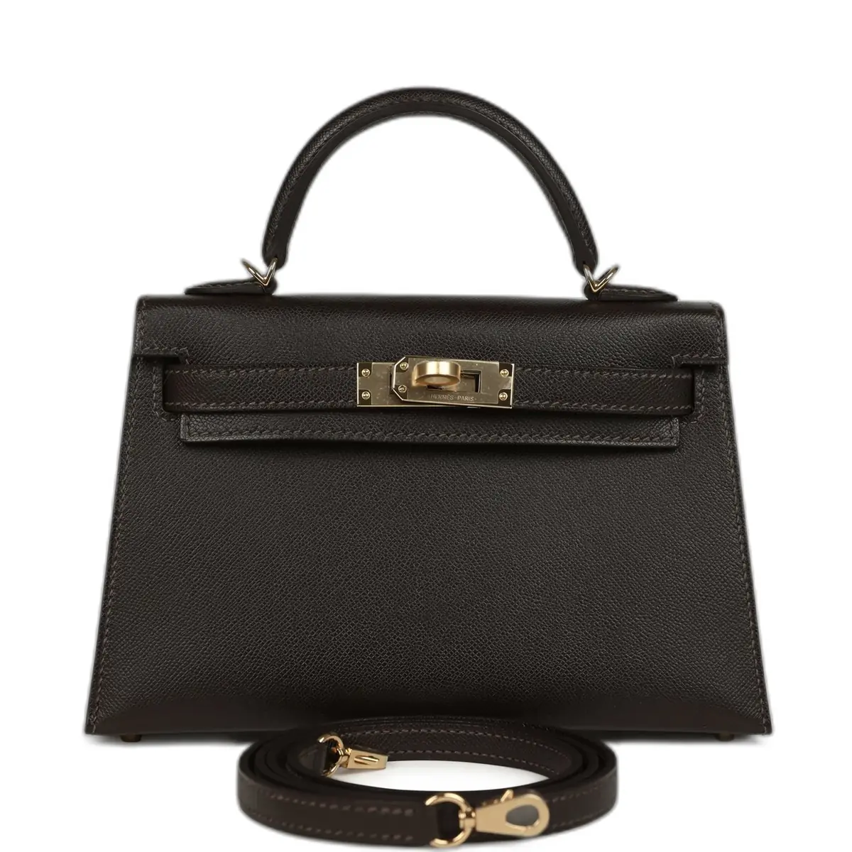 hermes Hermes Kelly Sellier 20 Bai-Brun Madame Permabrass Hardware