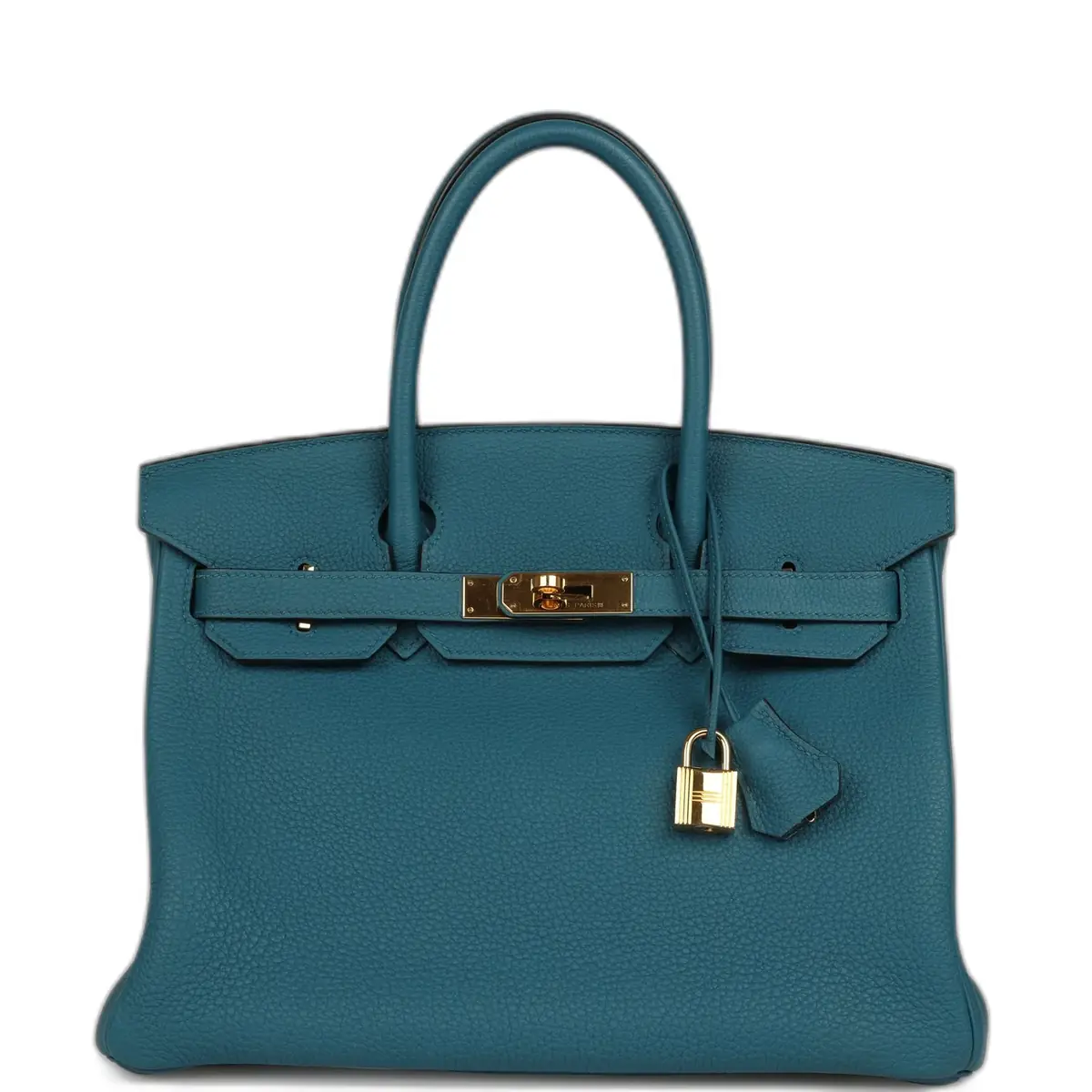 hermes Pre-owned Hermes Birkin 30 Cobalt Togo Gold Hardware