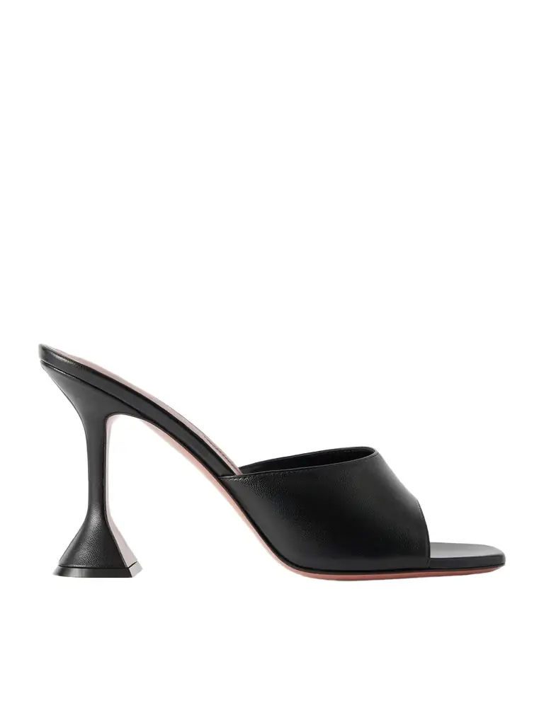 Amina Muaddi Lupita Leather Mules