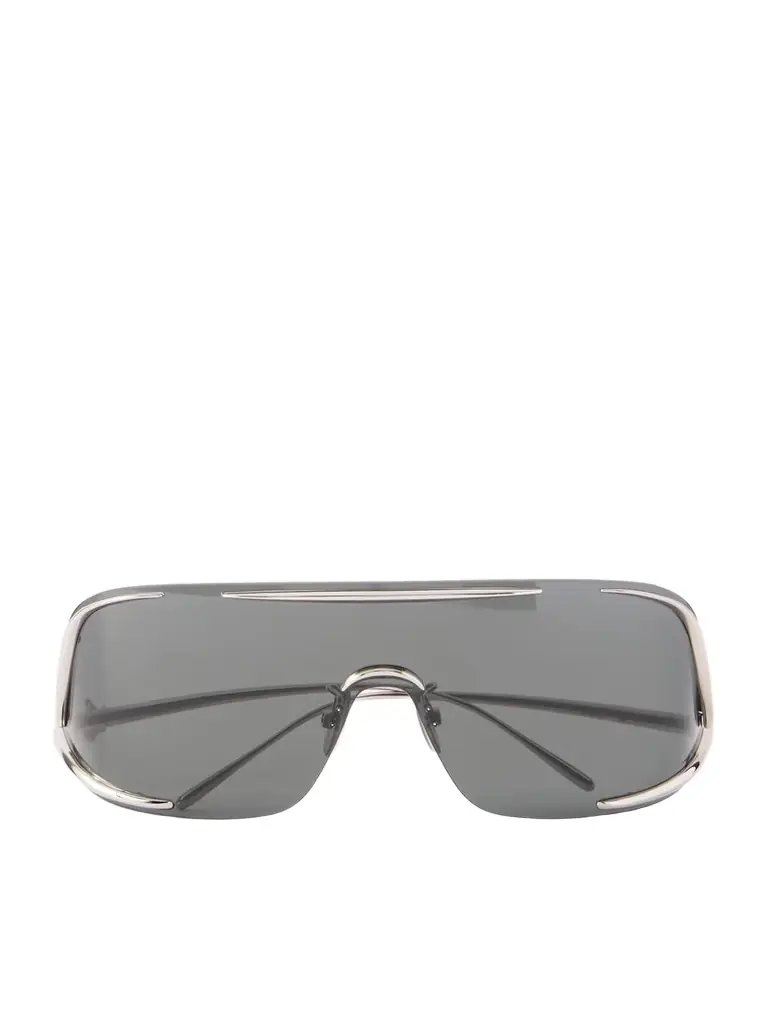 Loewe Signature D-frame Silver-tone Sunglasses