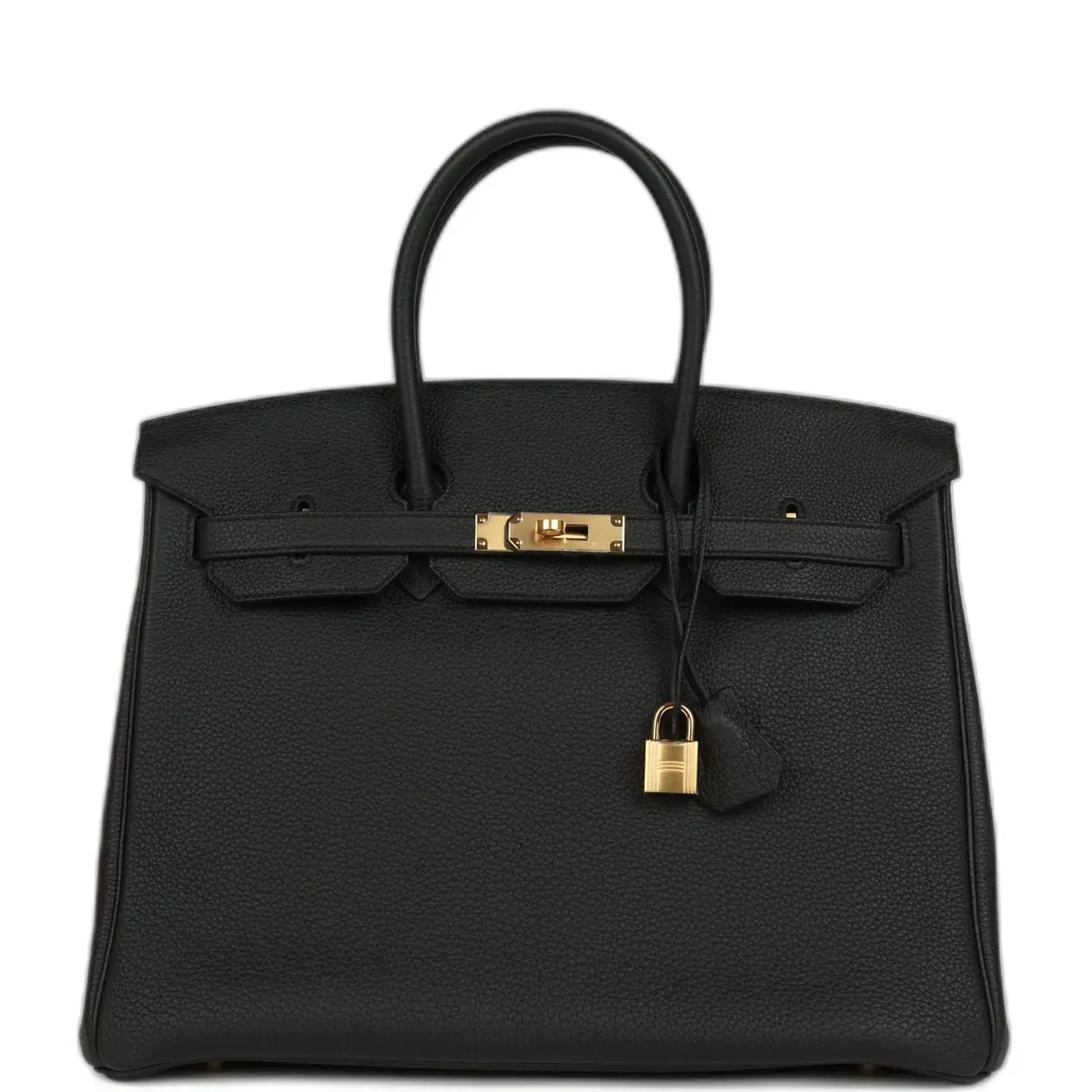 hermes Hermes Birkin 35 Black Togo Gold Hardware
