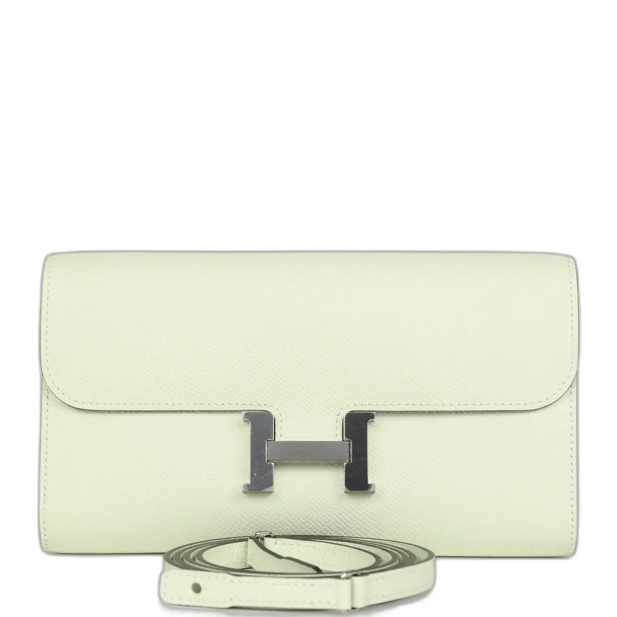 hermes Hermes Constance Wallet To Go Vert Fizz Epsom Palladium Hardware