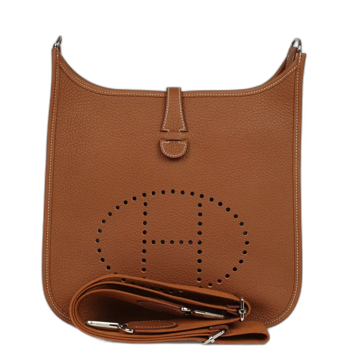 hermes Hermes Evelyne III PM Gold Clemence Palladium Hardware