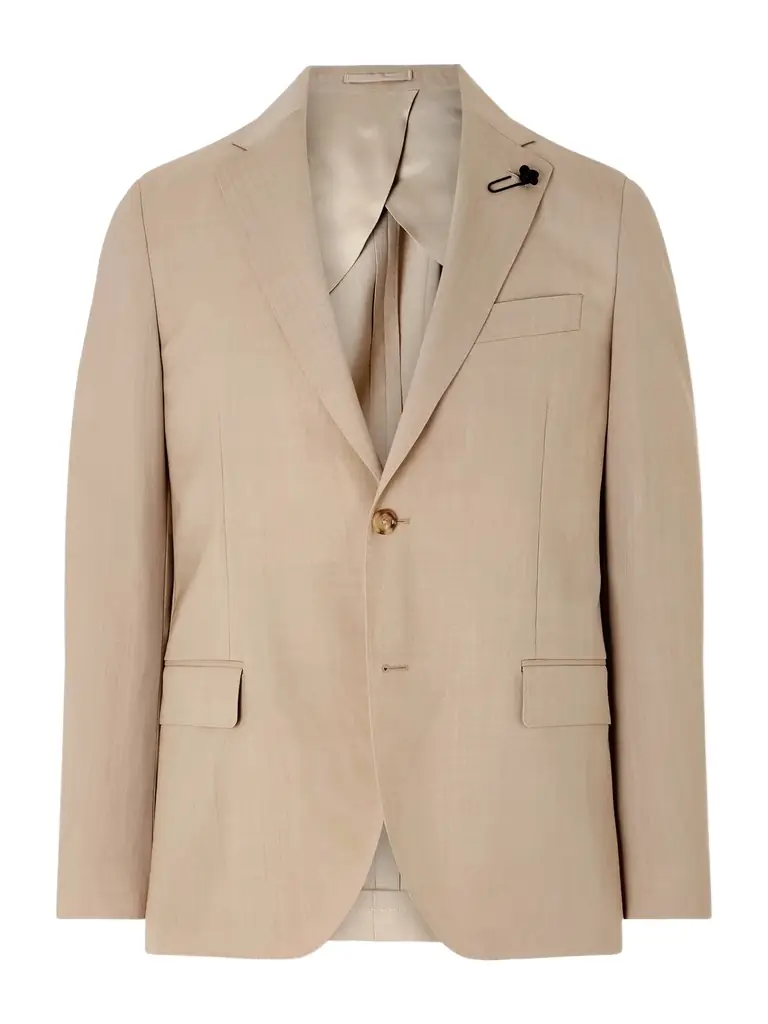 Lardini Embellished Virgin Wool Suit Jacket - Men
