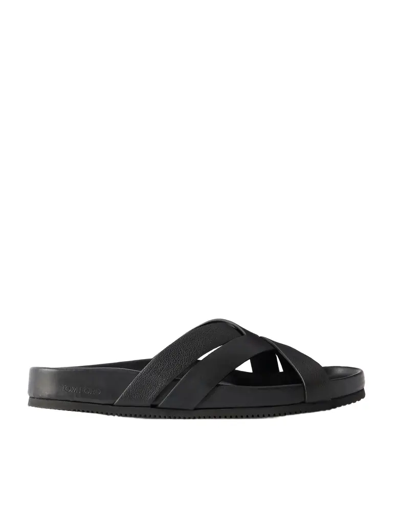 Tom Ford Woven Leather Sandals - Men