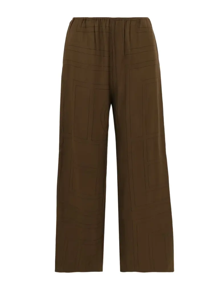 TOTEME Embroidered Tencel™ Lenzing™ Modal Pants