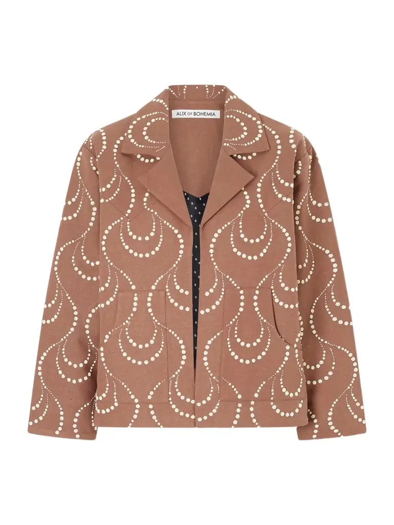 ALIX OF BOHEMIA Bead-embellished Silk Jacket
