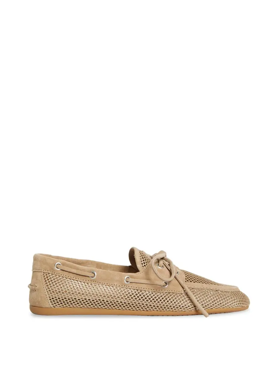 Miu Miu Mesh Boat Shoes