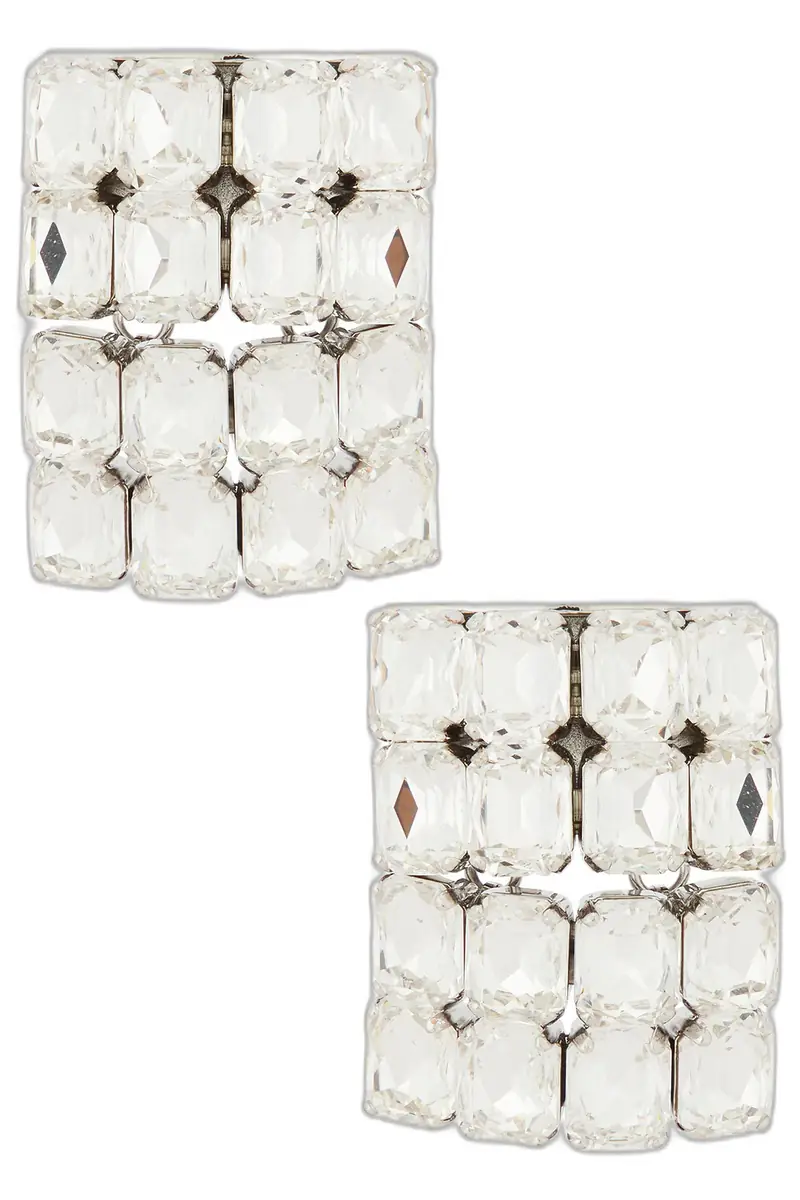 AREA Crystal Pave Earrings
