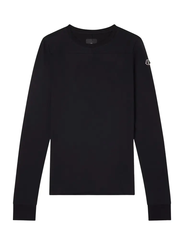 Rick Owens Moncler Slim-Fit Logo-Appliquéd Cotton-Jersey T-Shirt - Men