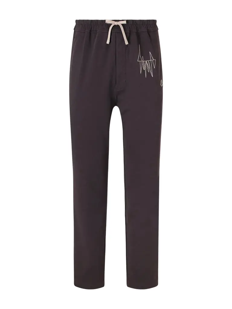 Rick Owens Moncler Straight-Leg Logo-Appliquéd Embroidered Cotton-Jersey Sweatpants - Men