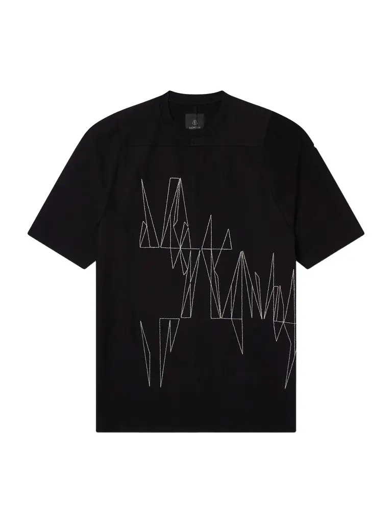 Rick Owens Moncler Oversized Logo-Appliquéd Embroidered Cotton-Jersey T-Shirt - Men