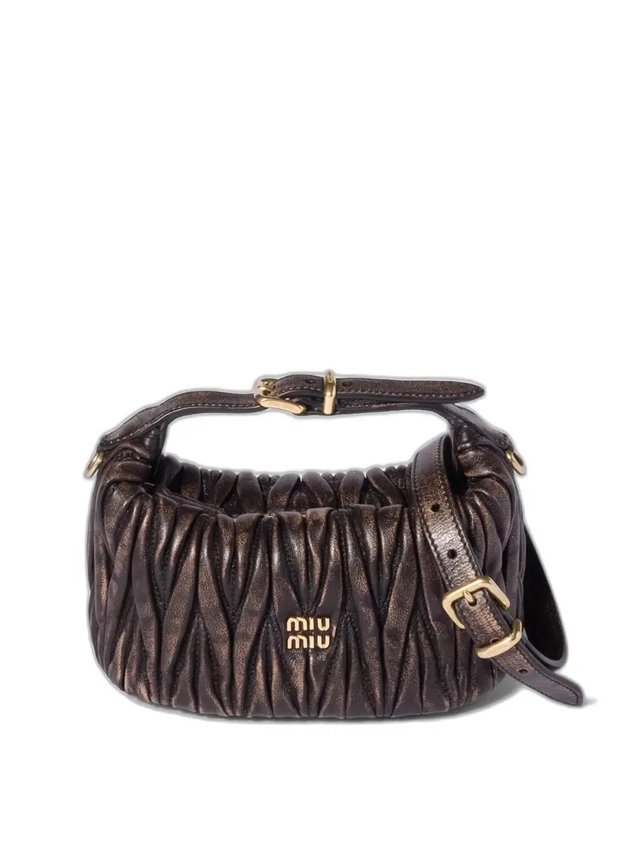 Miu Miu Matelassé Nappa Leather Mini Bag