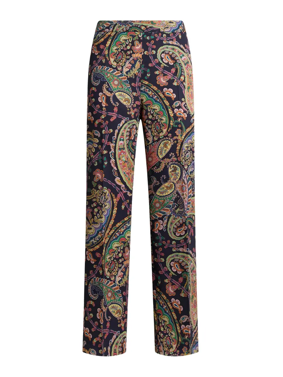 Etro Paisley Bootcut Trousers
