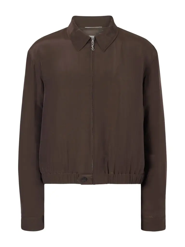 Satin Blouson Jacket - Men