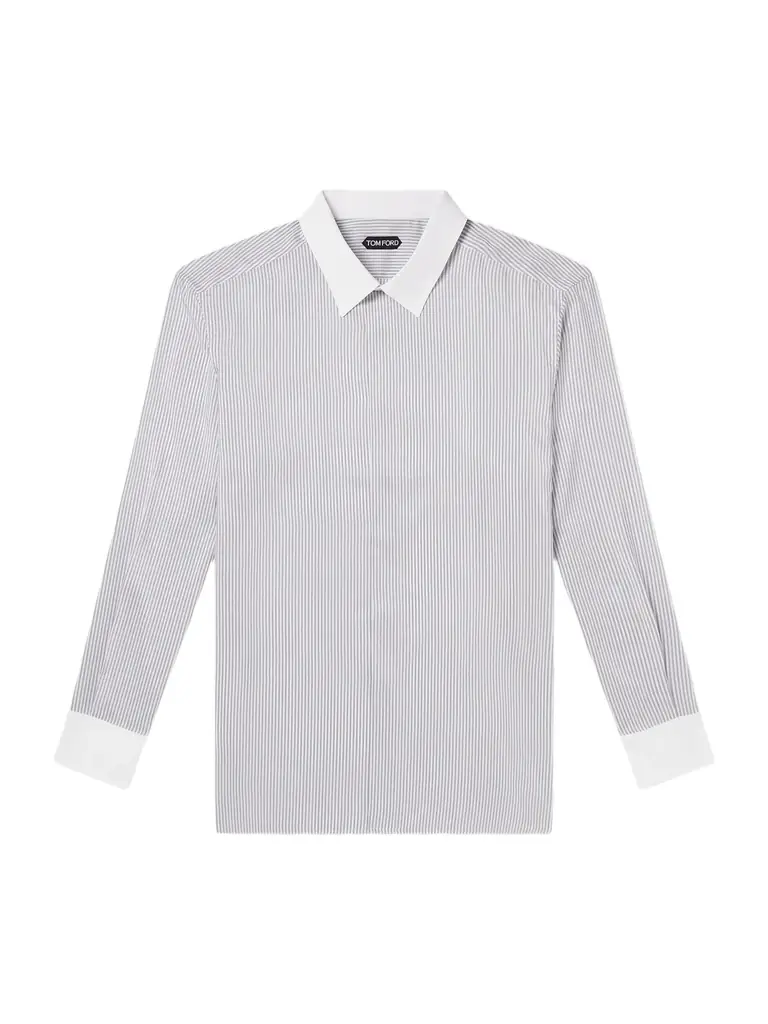 Tom Ford Striped Silk Shirt - Men
