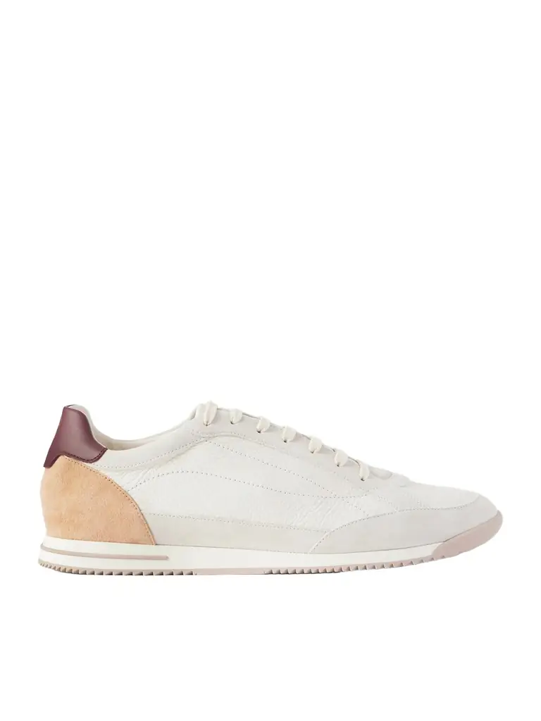 Brunello Cucinelli Suede and Leather Sneakers - Men