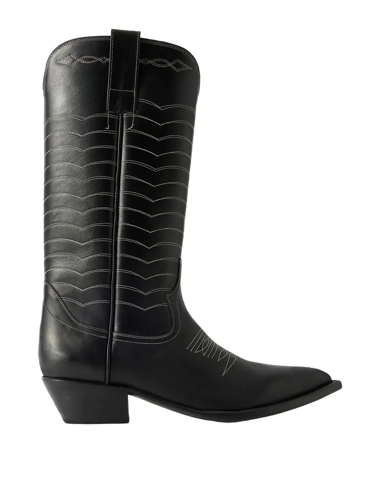Enfants Riches Déprimés Split Ends Embroidered Leather Boots - Men