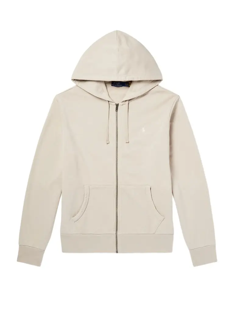 Polo Ralph Lauren Logo-Embroidered Cotton-Jersey Zip-Up Hoodie - Men