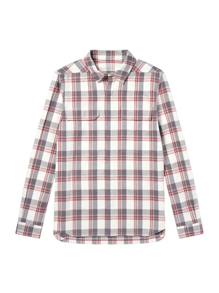 Rick Owens Checked Cotton-Flannel Shirt - Men