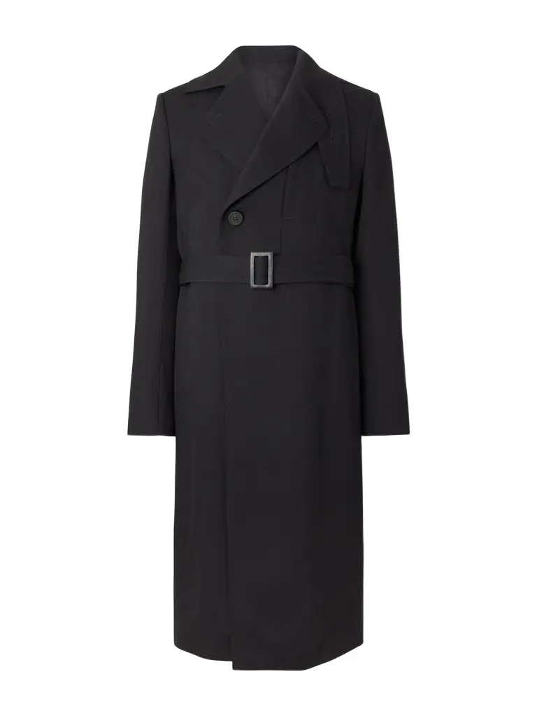 Rick Owens Drella Double-Breasted Wool Coat - Men