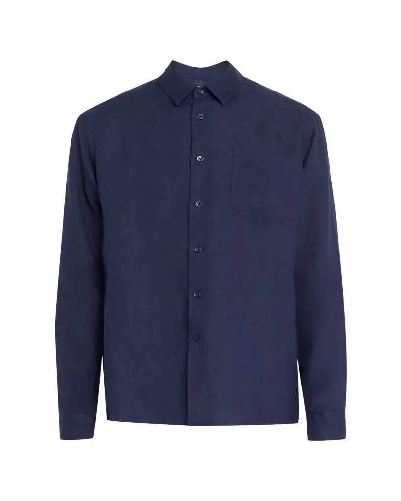 Vilebrequin Caroubis Linen Pocket Sport Shirt