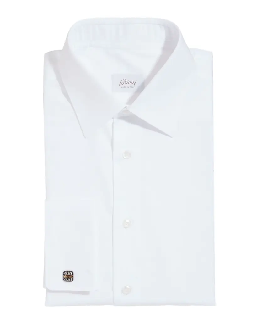 Brioni Wardrobe Essential French-Cuff Dress Shirt