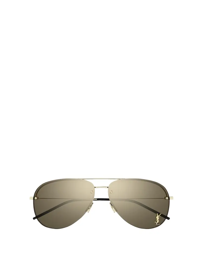 Saint Laurent Classic 11 Monochromatic Aviator Sunglasses