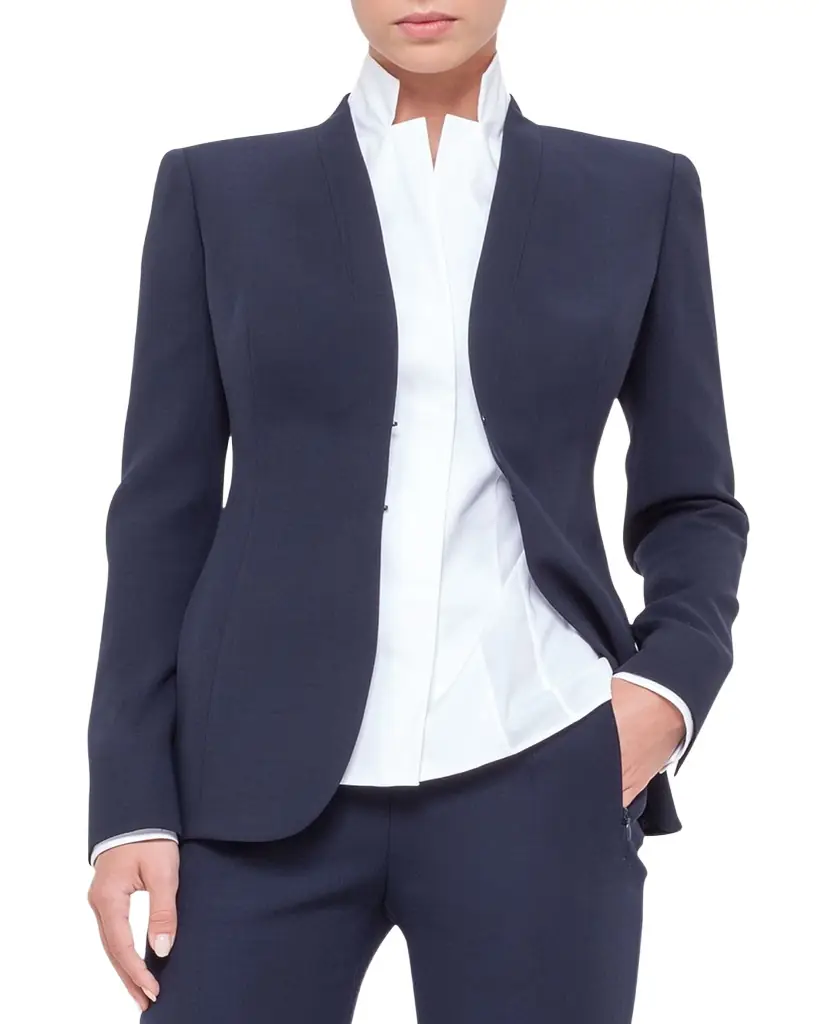 Akris Shawl-Collar Wool Jacket