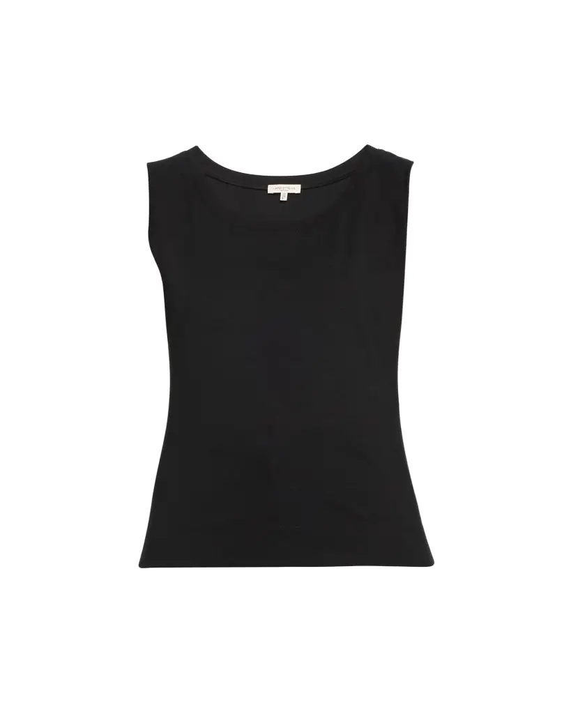Lafayette 148 New York Stretch Cotton Scoop Neck Tank