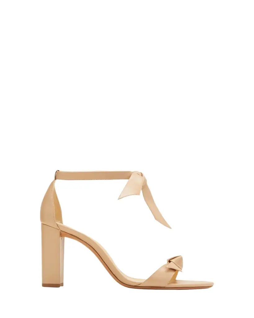 Alexandre Birman Clarita Leather Ankle-Tie Sandals