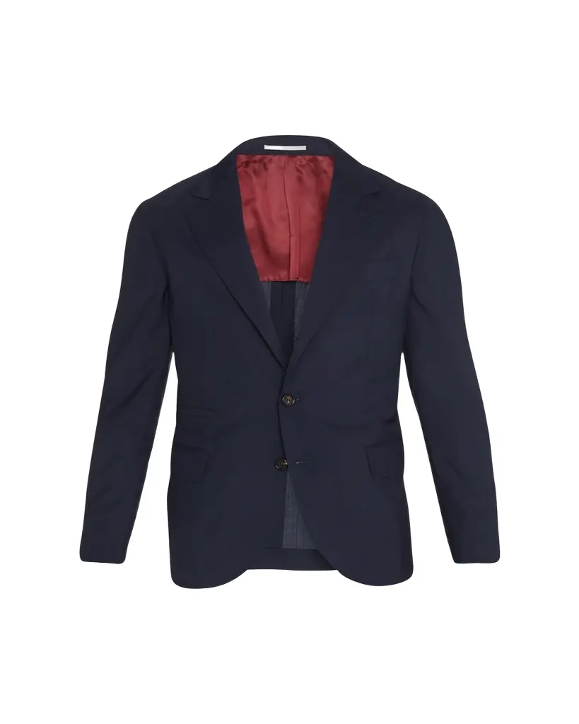 Brunello Cucinelli Men's Super 150s Lightweight Wool and Silk Blazer